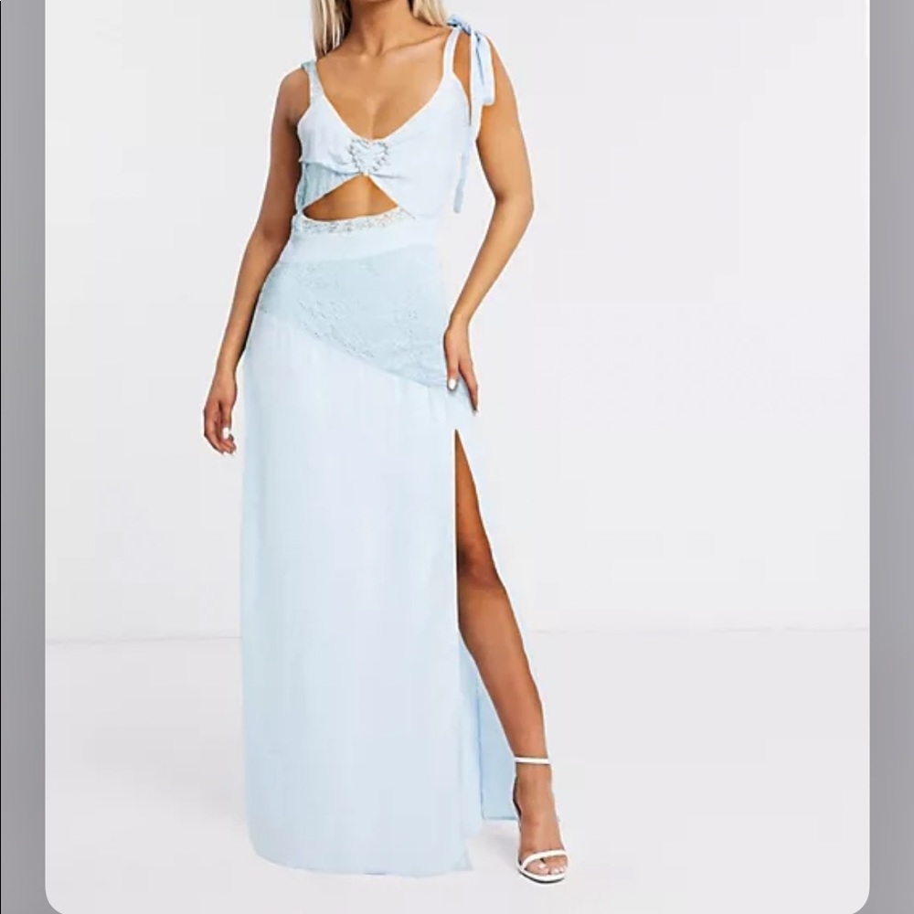 For Love and Lemons Blue Gown
